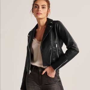 The Faux Leather Moto Jacket